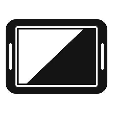 Broken tablet icon simple vector. Repair mobile Illustrazione stock