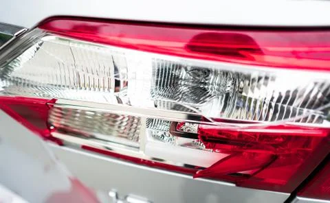 Broken tail light Foto stock