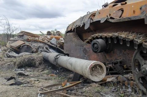 Broken tank Stock Photos