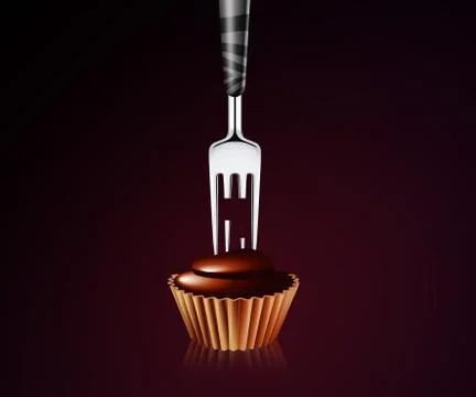 Broken teeth fork Stock Photos