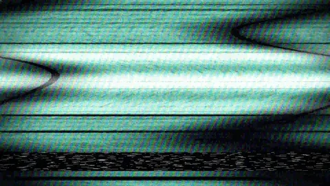 Broken television broadcasting Stock Footage 93154930