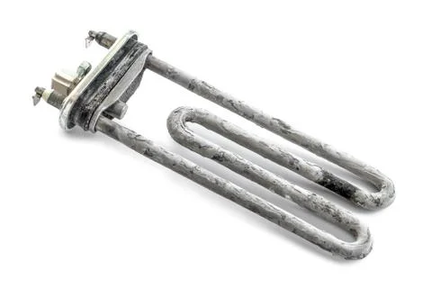 Broken ten. heating element of the washing machine Foto stock