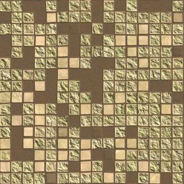 Broken tile Stock Illustration