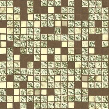 Broken tile Stock Illustration