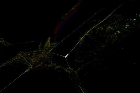 Broken TV screen crack with digital pixel noise 库存插图