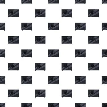 Broken tv screens pattern creating damage background Stockillustratie