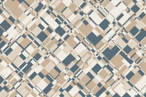 Broken urban glitch texture with jagged squares, displaced lines, and chaot.. Stock Illustration