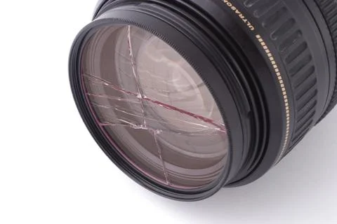 Broken uv filter Stock Photos