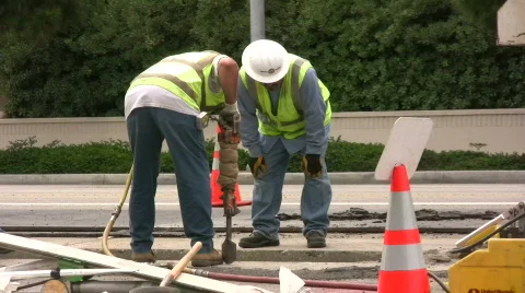 Broken Water Main Video stock 688899