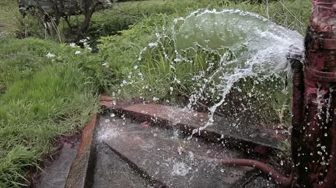 Broken water pump Stock Footage 63417842