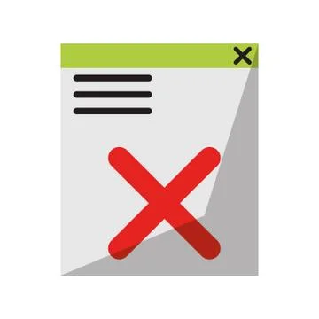 Broken website icon イラスト素材