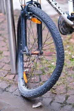 Broken wheel Stock Photos