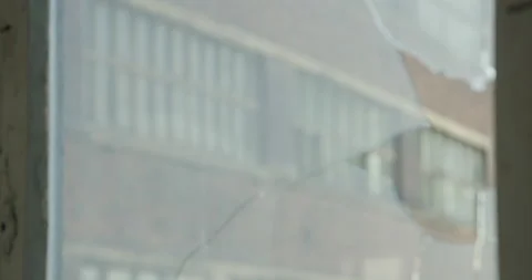 Broken window, Dresden, Germany Stock-Footage 141443822