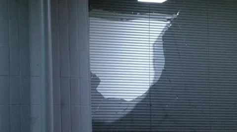 Broken window Stock Footage 21221044
