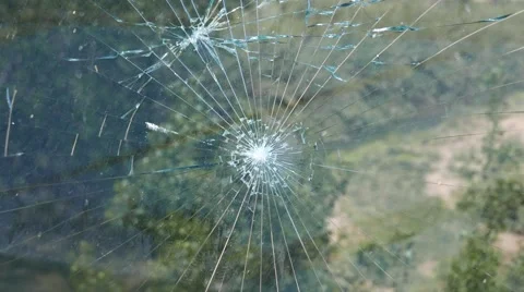 Broken Window Stock Footage 62942304
