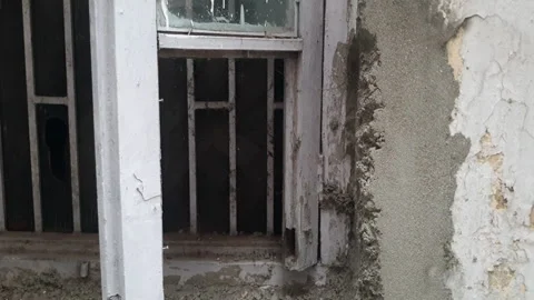 Broken window Stock Footage 310332540