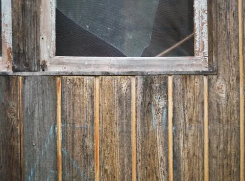 Broken window glass 写真素材