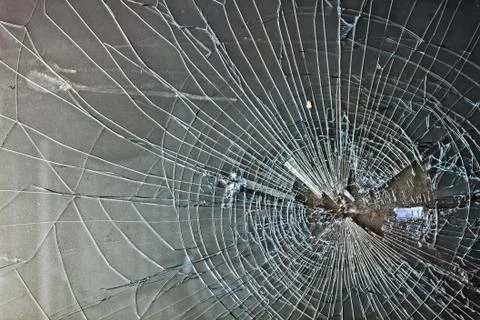 Broken window Stock Photos