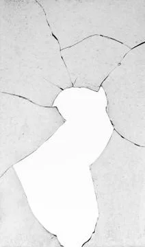 Broken Window Stock Photos