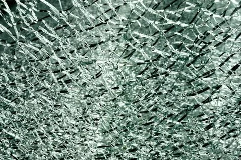 Broken window Stock-Fotos