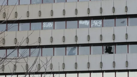 Broken windows Stock Footage 82442624