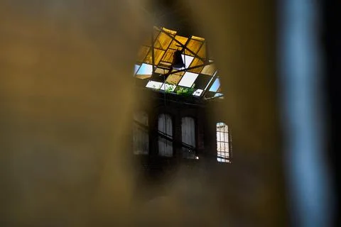 Broken windows Stock Photos