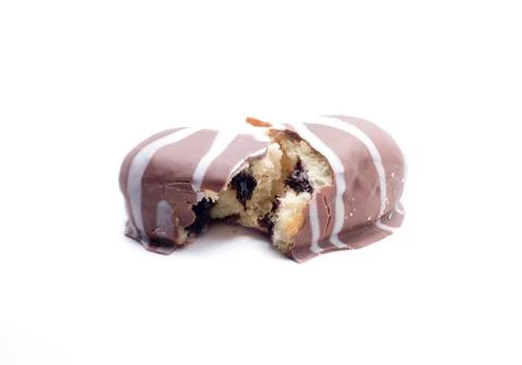 Broken zebra cake Stock Photos