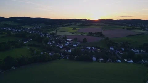 Brombachtal sunset Stock Footage 312166776