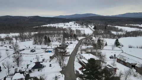 Brome, Quebec, Canada, winter, 4K Stockbeeldmateriaal 236490245