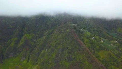 Bromo active volcano in Jawa, Indonesia. Aerial view. Stock Footage 101905577