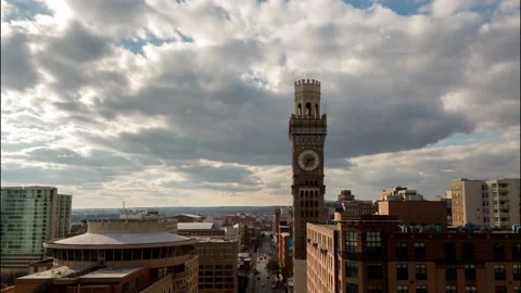 Bromo Clocktower Baltimore Stockbeeldmateriaal 237183886