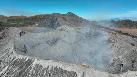 Bromo crater active volcano Located in Bromo. Stock Footage 254091584