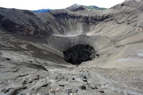 Bromo crater Foto stock
