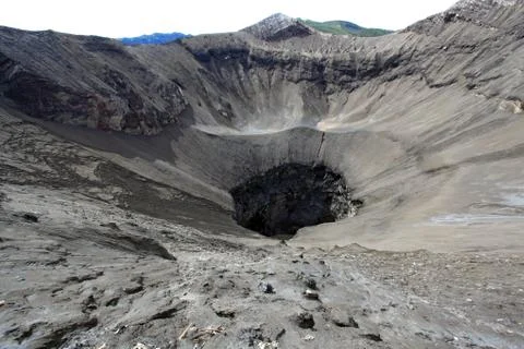 Bromo Crater Fotos Stock