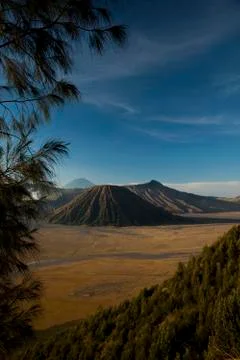 Bromo, Java, Indonesia, bright colorful vivid theme Fotos de archivo