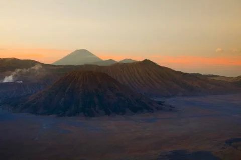 Bromo, Java, Indonesia, bright colorful vivid theme Fotos de archivo