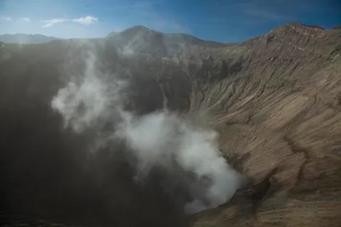 Bromo, Java, Indonesia, bright colorful vivid theme Fotos de archivo