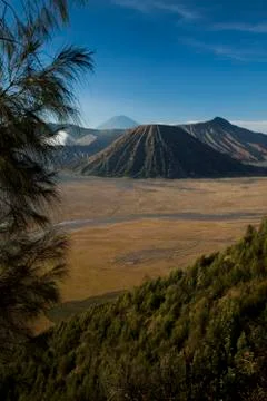 Bromo, Java, Indonesia, bright colorful vivid theme Fotos de archivo