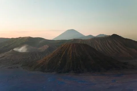 Bromo, Java, Indonesia, bright colorful vivid theme Foto stock