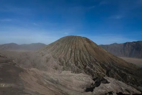 Bromo, Java, Indonesia, bright colorful vivid theme Foto stock
