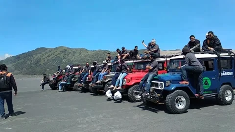 Bromo landscape Stock Footage 221989286