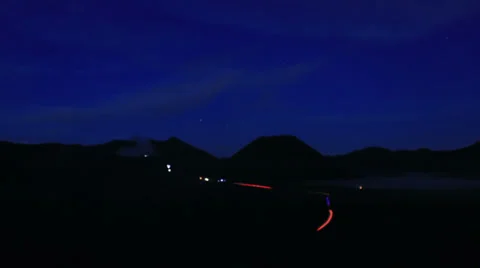 Bromo Mount - Timelapse Stock Footage 33845178