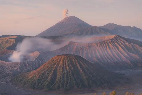 Bromo Mountain in West Java Indonesia Foto stock
