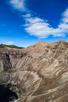 The Bromo, or Mount Bromo, is an active somma volcano Foto stock