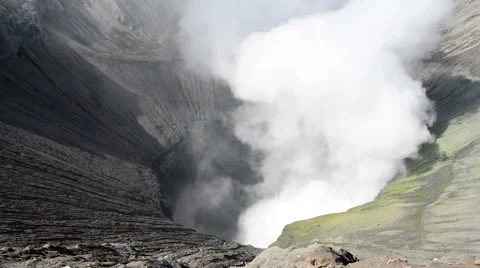 Bromo Volcano, East Java, Indonesia Stock Footage 61775285