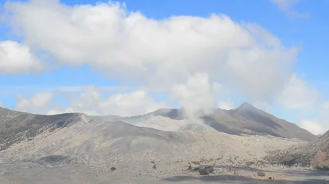 Bromo Volcano, East Java, Indonesia Stock Footage 61776083