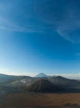 Bromo volcano, Java, Indonesia, bright colorful vivid theme 스톡 사진