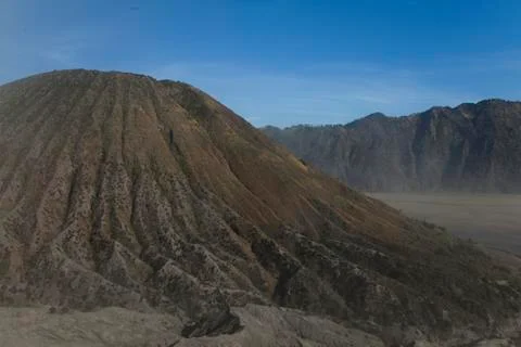 Bromo volcano, Java, Indonesia, bright colorful vivid theme Foto stock