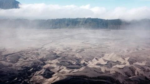 Bromo volcano on Java island, Indonesia, in daylight Stock Photos