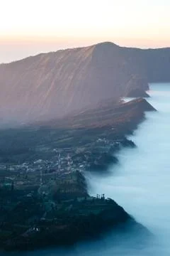 Bromo volcano on Java island, Indonesia Stock-Fotos
